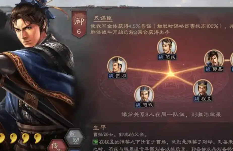 郭嘉骑兵｜搭配五谋臣，奇谋增倍先手优势
