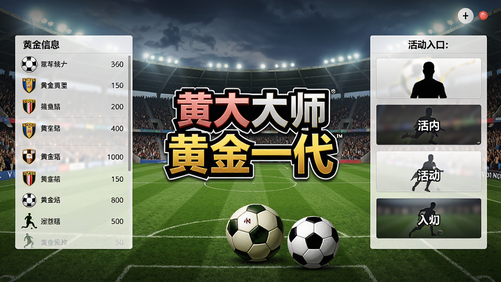 足球大师黄金一代-足球经理手游
